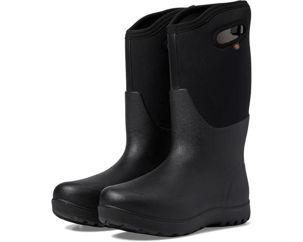 Bogs Neo Classic Tall Womens US 11 Black Round Toe Waterproof Rain Boots ZAP1086