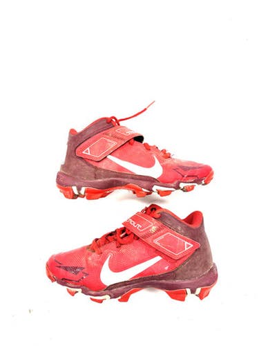 Used Nike TROUT BB/SB Cleats Red Junior 05 11860-S000303801