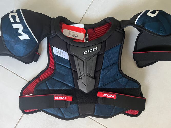 Large Senior CCM Next Shoulder Pads (New)