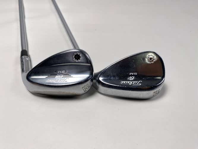 Titleist Vokey SM7 Tour Chrome Wedge Set 54* 10 | 58* 12 Wedge Steel Mens RH
