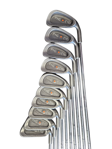 Used Ping EYE 2 ORANGE DOT Mens Iron Set RH 2I-SW 11850-S000023157