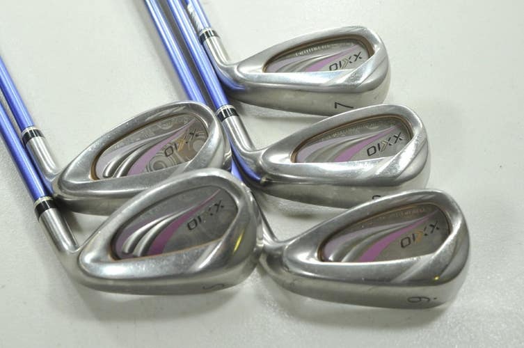 XXIO 11 Eleven Ladies 7-PW,SW Iron Set Right 36g Ladies Flex Graphite # 209364