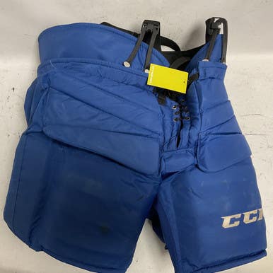 Used CCM HPG 12A Senior Goalie Pant Royal Blue XL 11855-S000198326