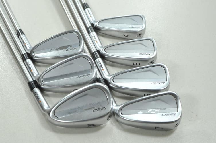 Ping i230 4-W Iron Set Stiff+ Flex Right KBS Tour C-Taper 125g Steel  # 209539
