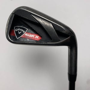 Callaway Razr X Black Single 7 Iron 75g Regular Graphite Mens RH