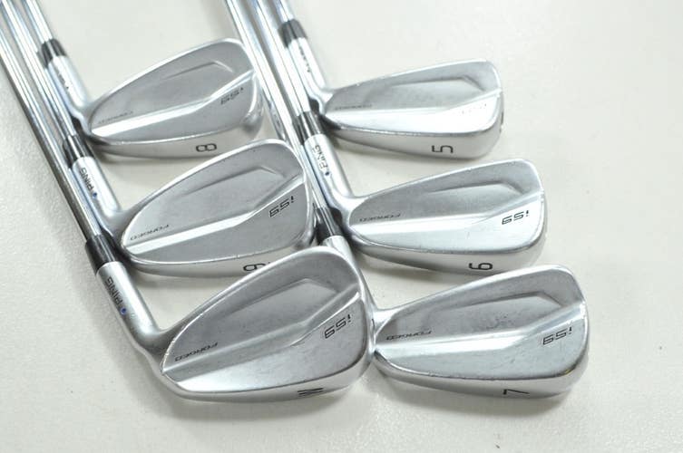 Ping i59 5-W Iron Set Regular Flex Blue Dot Right AWT 2.0 Steel # 209912