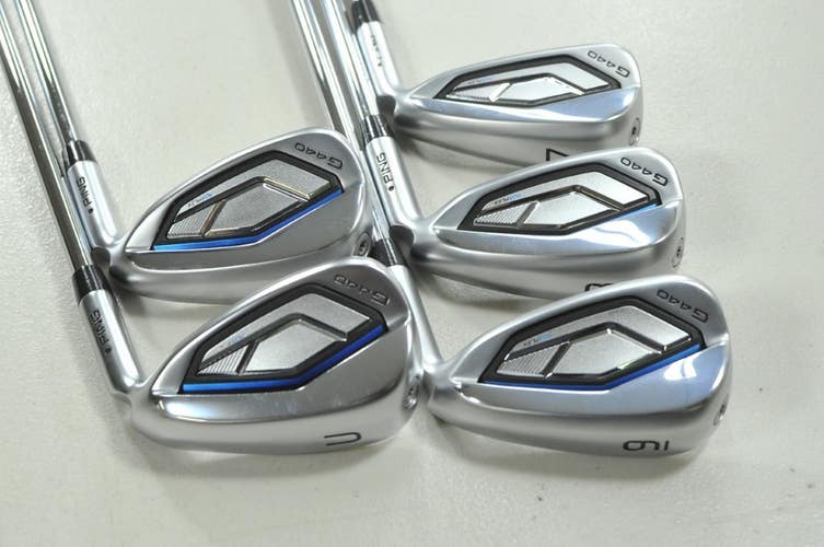 Ping G440 7-W,UW Iron Set Regular Flex Black Dot Right Steel # 209645