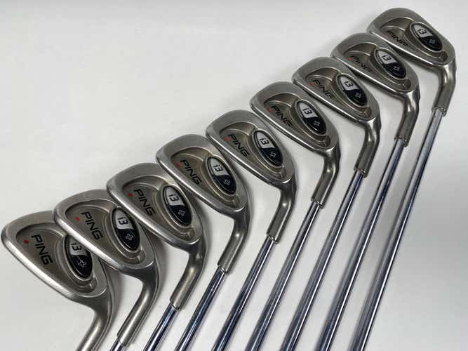Ping i3 + Iron Set 3-PW+AW Red Dot Stiff Steel Mens RH 1* Flat