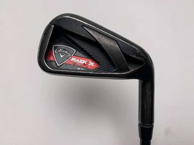 Callaway Razr X Black Single 6 Iron 75g Regular Graphite Mens RH