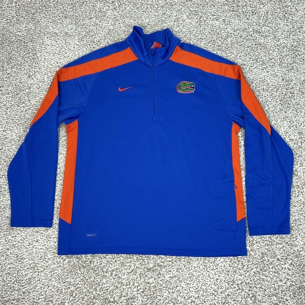Florida Gators Pullover Mens XL NCAA Football Nike 1/4 Zip Coach Team Issued