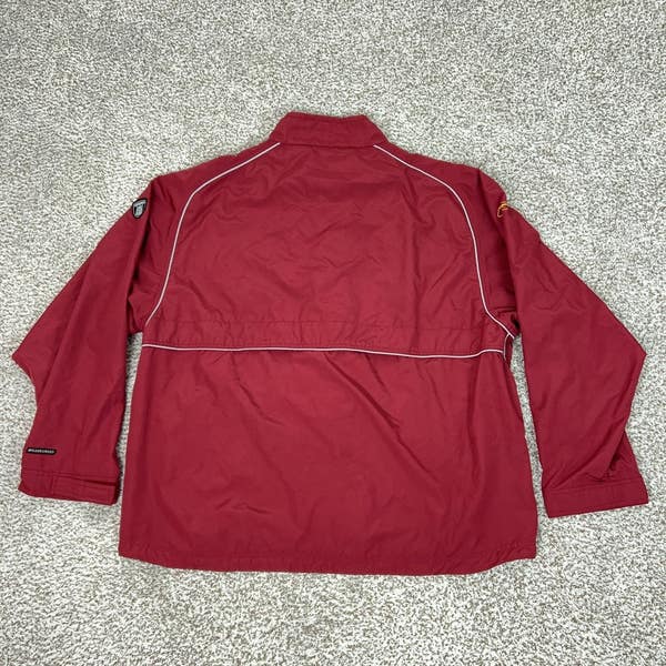 Washington Redskins Jacket Mens XL NFL Reebok Windbreaker Coat