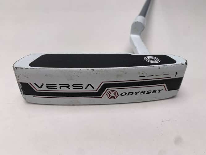 Odyssey Versa 1 White Black White Putter 35" Mens RH