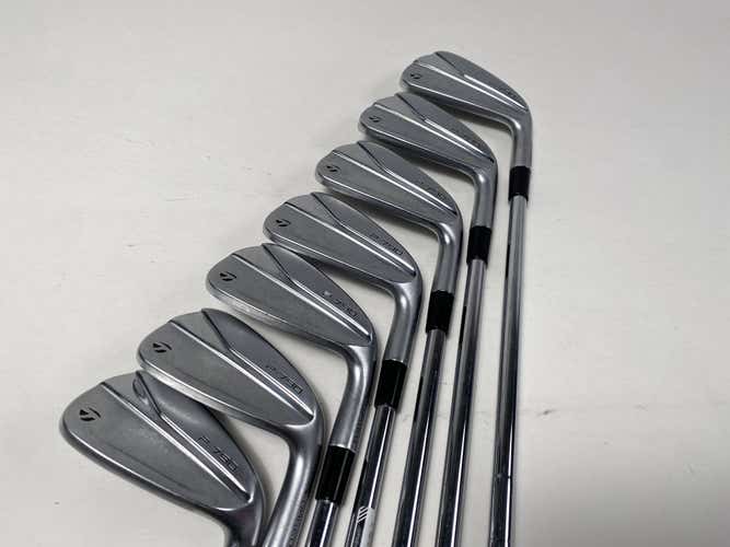 TaylorMade P790 2021 Iron Set 4-PW KBS Tour Lite Stiff Steel Mens RH