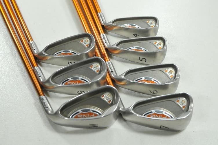 Ping G10 4-W Iron Set Regular Flex Black Dot Right TFC129 Graphite # 209666