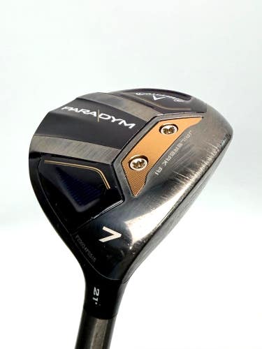 Callaway Paradym 7 Wood 21 HZRDUS Silver 4th Gen 60g Regular Flex JumboMax Grip