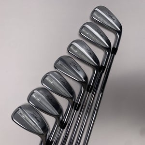 Titleist T100 2023 Iron Set 4-PW True Temper AMT Tour White S300 Stiff Steel RH