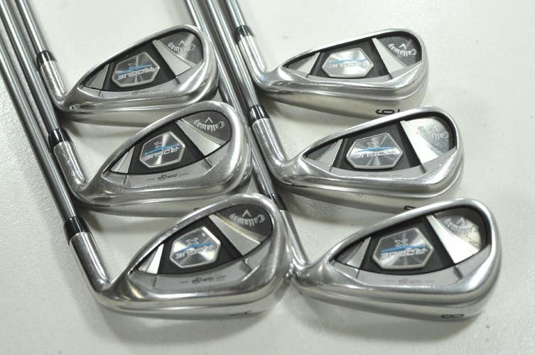 Callaway Rogue X 6-PW,AW Iron Set Senior Flex RH Synergy 50g Graphite # 209943