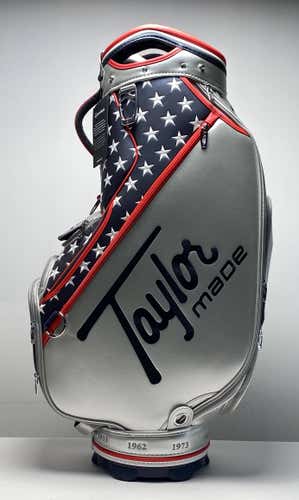 Taylormade Summer Commemorative 25 USA Staff Bag Silver Navy Blue Golf Bag NEW