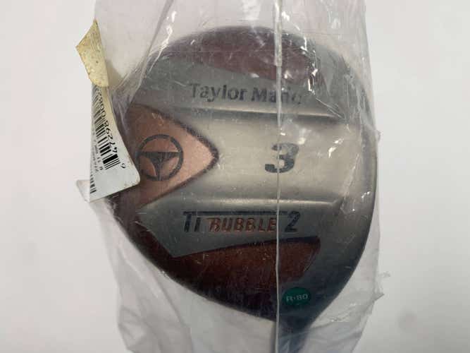 TaylorMade Ti Bubble 2 3 Fairway Wood 15* Bubble 2 80g Regular RH -NEW