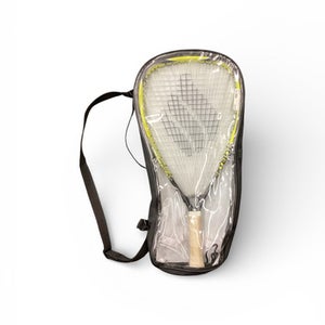 Used Ektelon POWERING FREAK Adult Racquetball Racquet Yellow Unknown 11846-S000099556