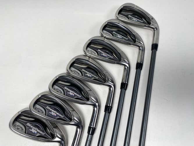 Callaway Steelhead XR Iron Set 4-PW Matrix Ozik Program F15 Senior RH