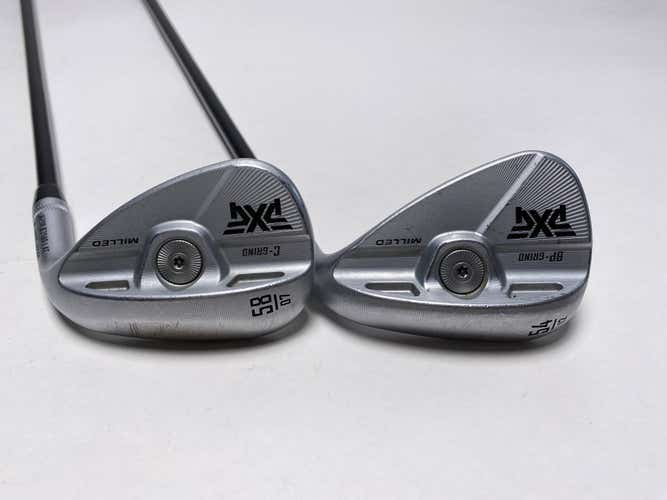 PXG Sugar Daddy III Milled Chrome Wedge Set 54* 12 | 58* 7 KBS Stiff Graphite