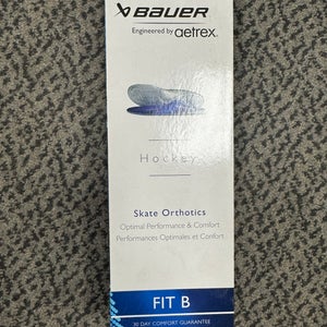 Bauer Aetrex size 10-10.5 Fit B skate orthotics (new)