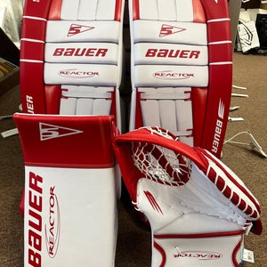 Bauer Reactor R5 Intermediate Regular Goalie Full Set (New)