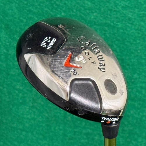 Callaway FT Neutral 20 3 Hybrid Aldila NV Hybrid 85-S Graphite Stiff