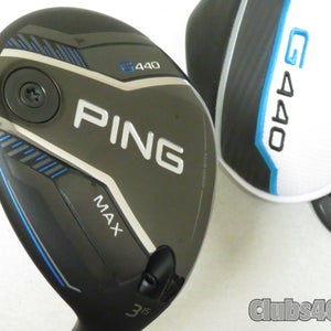 PING G440 MAX Fairway 15°  3 Wood Alta CB 65 Blue Stiff Flex +Cover