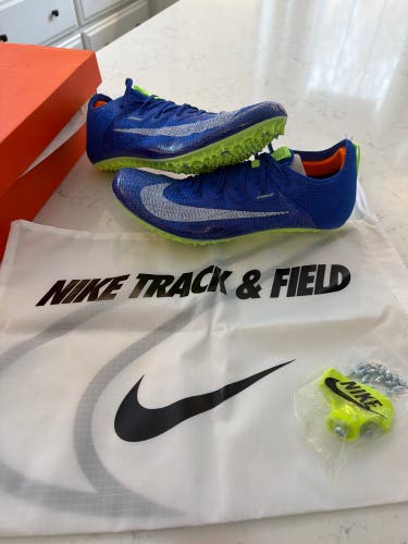 Blue Unisex Size M 10.0 (W 11.0) Adult Nike Zoom Superfly Elite 2 Shoes (New)