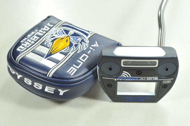 Odyssey Ai-ONE Jailbird Nano DB 35" Putter Right SL 90 Steel with Cover # 206950