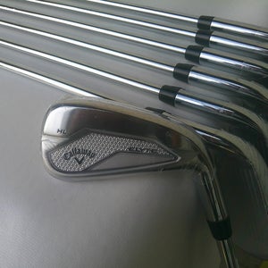 Callaway ELYTE HL (5i-PW, AW) Iron Set w/ KBS MAX 80g Regular Flex Shaft