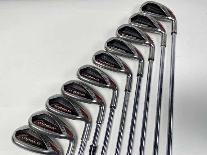 Callaway Diablo Edge Iron Set 4-PW+GW+SW+LW Uniflex RH +1''