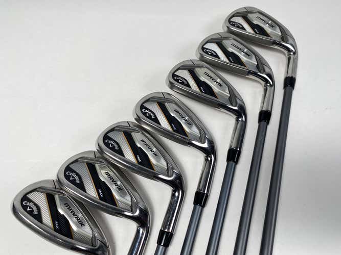 Callaway Mavrik Max Iron Set 5-PW+SW Project X Catalyst 5.0 Senior Graphite RH
