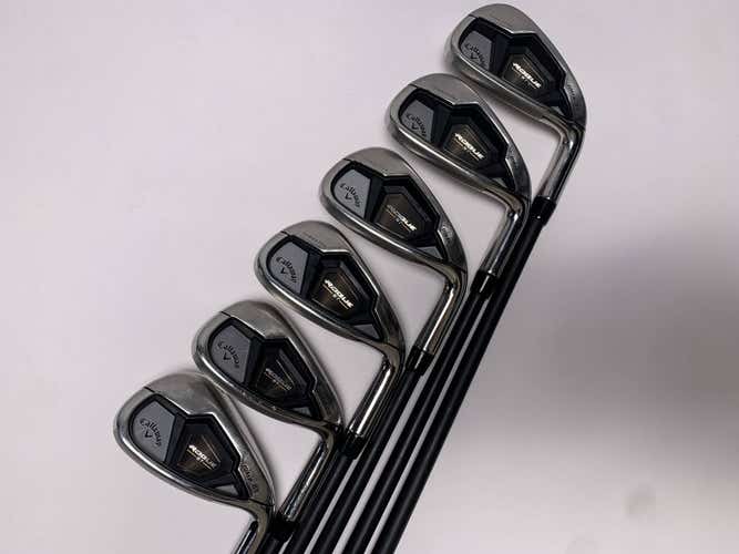 Callaway Rogue ST Max OS Lite Iron Set 6-PW+GW Cypher Fifty 5.0 50g Senior RH