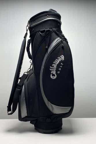 Callaway Small Cart Bag Black 5-Way Divide Single Strap Golf Bag