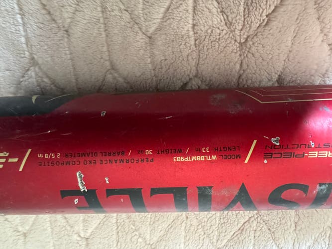 2019 Louisville Slugger Meta Prime Composite BBCOR Certified Bat (-3) 30 oz 33" (Used)