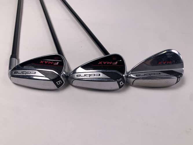Cobra F-Max Womens Iron Set 9-PW+SW SuperLite 55g Ladies Graphite Womens RH
