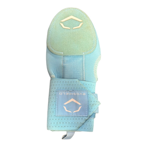 Used Evoshield SLIDING MITT BB/SB Batting Gloves Sky Blue Senior 11375-S000373454