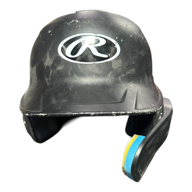 Used Rawlings MACH JR W JAW Batting Helmet No Mask Black One Size 11375-S000373451