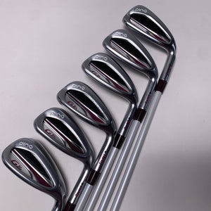 Ping G LE 2 Iron Set 7-PW+UW+SW Black Dot ULT240 Lite Ladies Graphite Womens RH