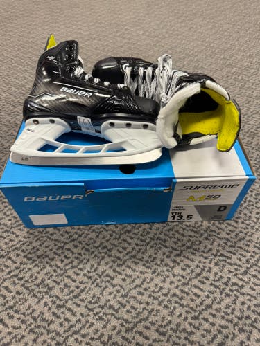 Bauer Supreme M50 Pro Hockey Skates Regular Width 13.5 (New)