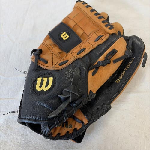 RHT Size 13 Inch Wilson A360 Leather Softball Glove. Excellent Condition