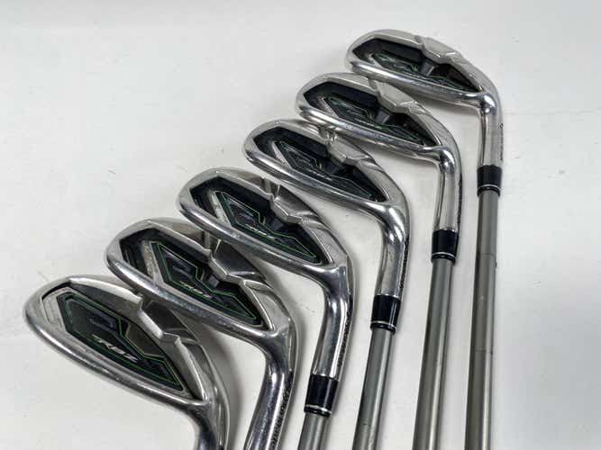 TaylorMade RocketBallz Iron Set 6-PW+SW 55g Ladies Graphite Womens LH