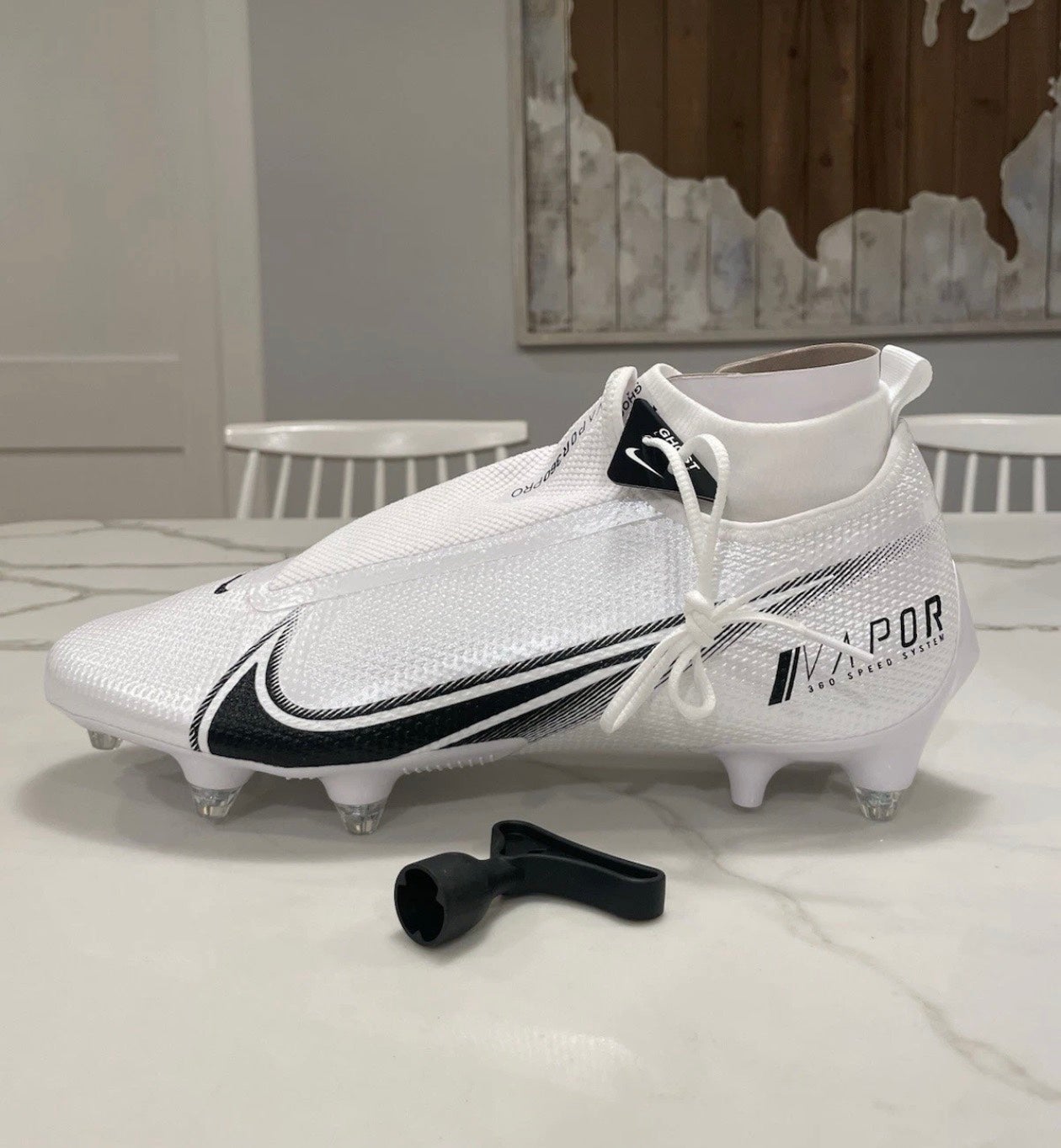 nike vapor untouchable pro football cleats white