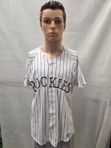 Vintage Colorado Rockies Russel Athletic Jersey L MLB