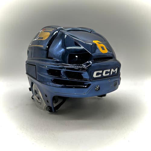 CCM Super Tacks X - Used Large Pro Stock Helmet (Navy Chrome)