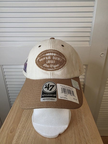 NWS Super Bowl LVIII Stanley Clovrr Lane '47 Clean Up Strapback Hat