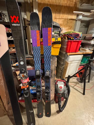 Women's 2022 All Mountain 164 cm K2 MindBender 89 Ti Skis With Bindings Max Din 15 (Used)
